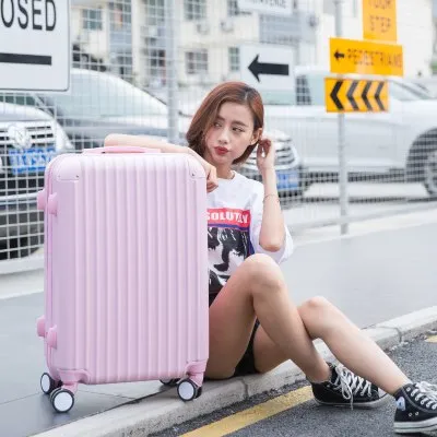 2018 New Fashion Rolling Luggage Bag,Women Travel Suitcase,Universal Wheel Abs Trolley