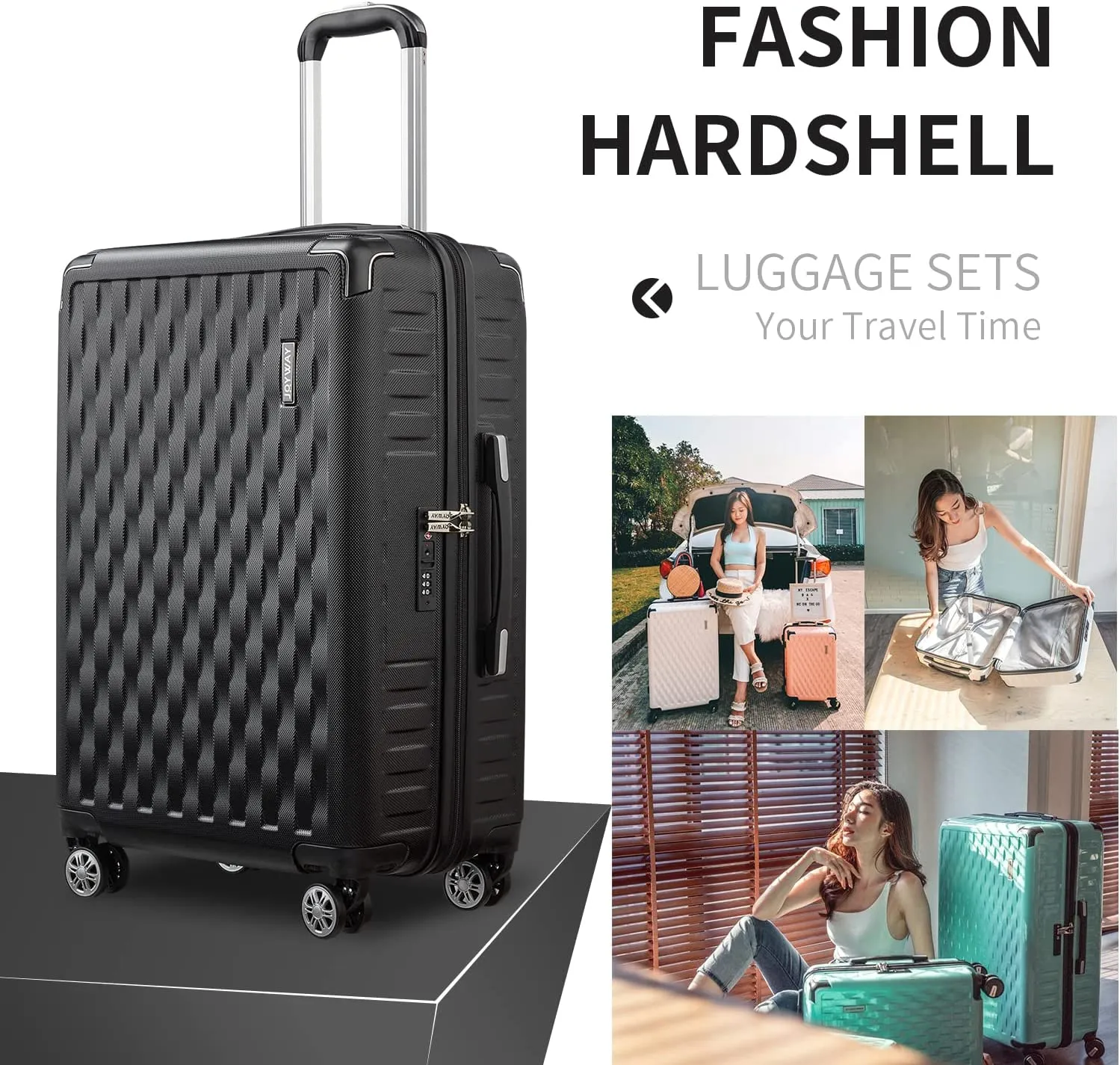 3 Pieces Set Hard Shell Luggage Set TR002