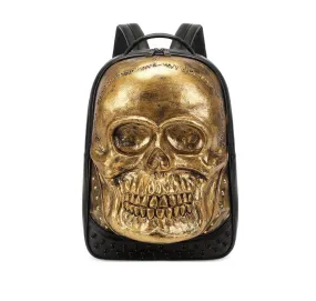 3D Bags Fashion Smile Studded Skull Backpack