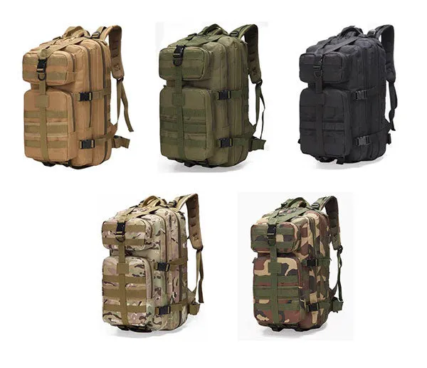 Airsoft Tactical Military Multi-Purpose Molle Outdoor Hiking Camping Travel 35L Backpack 5 Colours ATB017