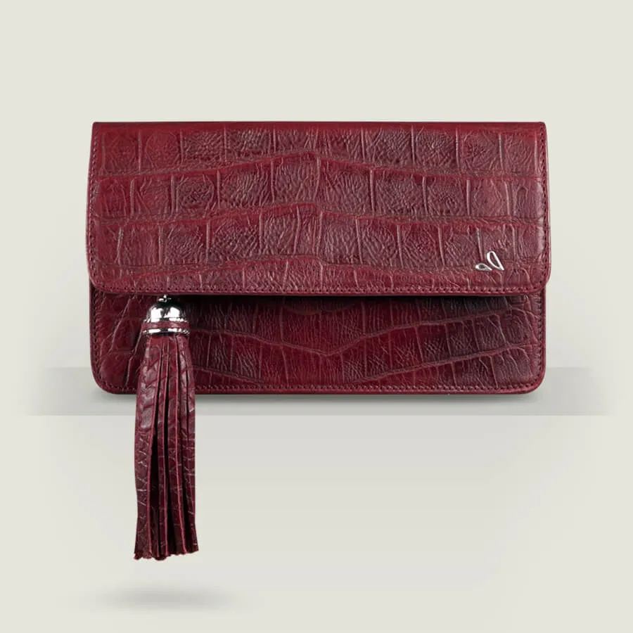 Alma Leather Clutch