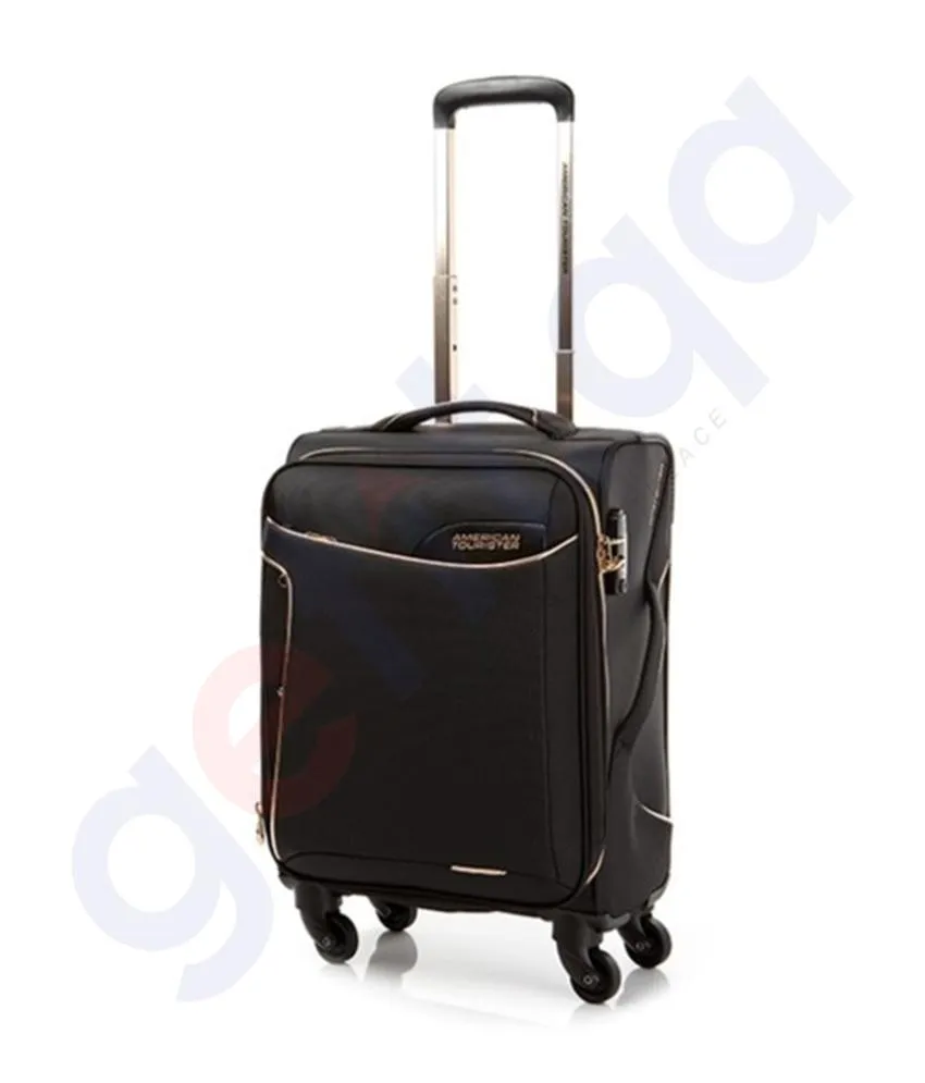 AMERICAN TOURISTER APPLITE 2.0 SPINNER 55CM BLACK AND GOLD