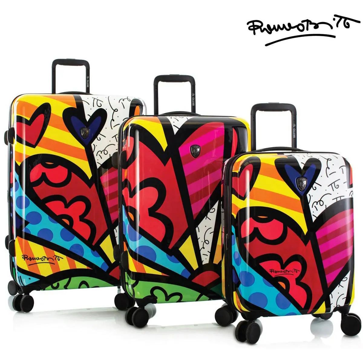 Britto A New Day 3pc Spinner Luggage Set