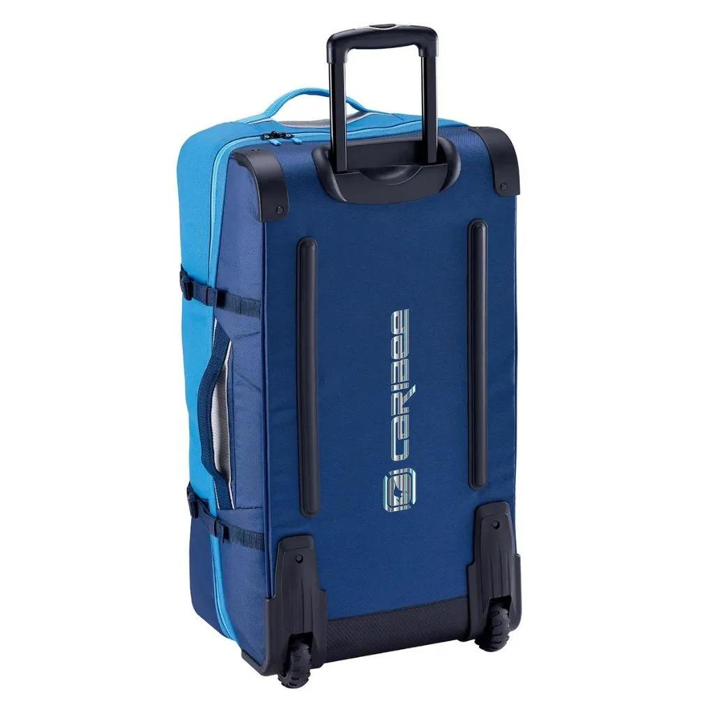 Caribee Split Roller Wheeled Duffle bag 100L - Sea Blue/Navy