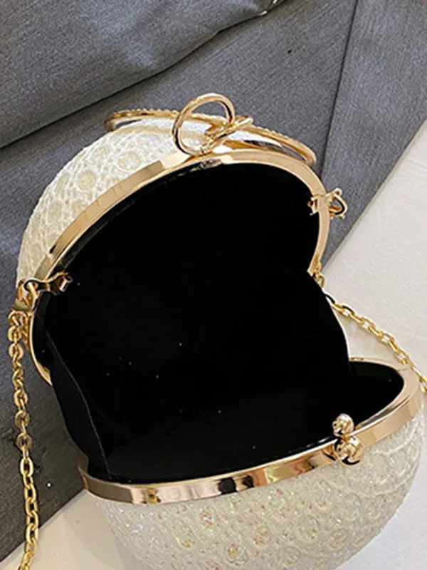 Chains Geometric Rhinestone Shiny Handbags Evening Bags & Clutches Crossbody Bags Bags Accessories Bags