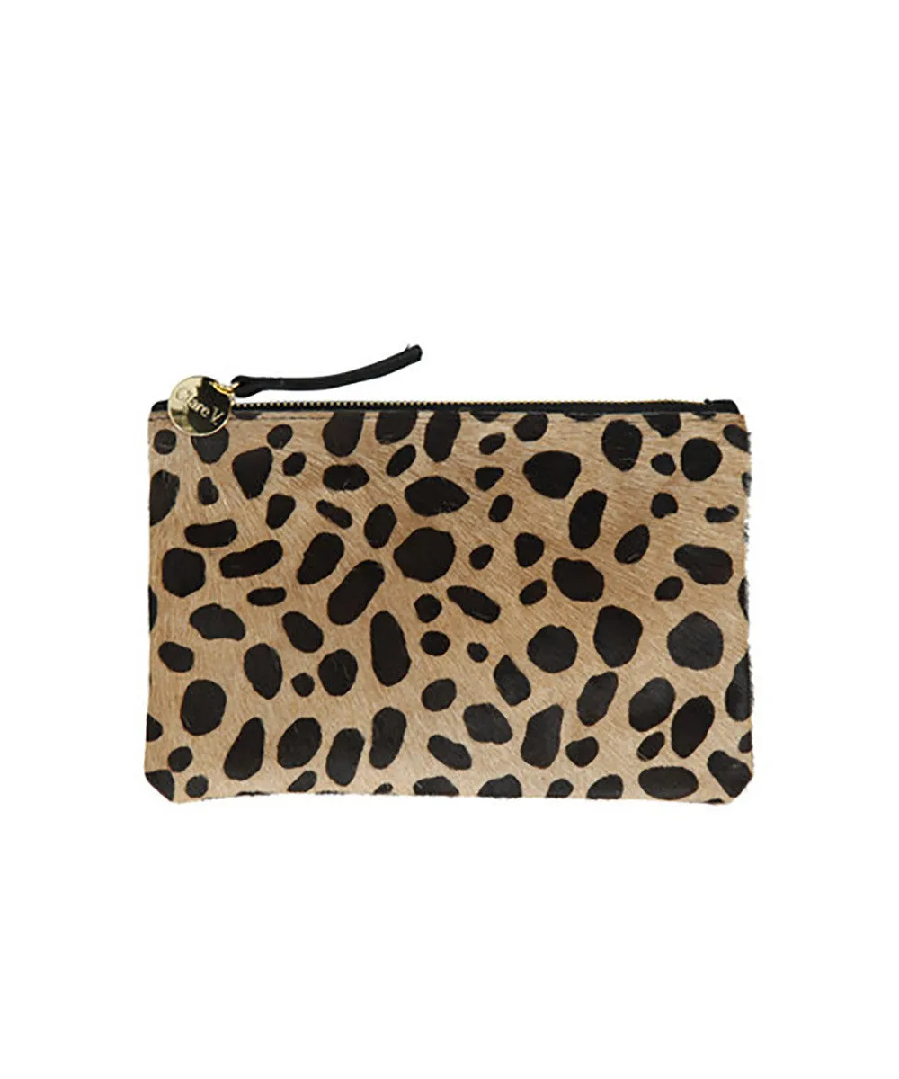 Clare V. Leopard Wallet