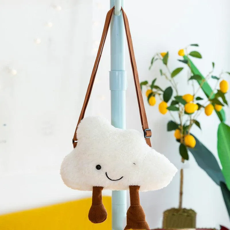 Cloudy Comfort Plush Toy Shoulder Bag - Kawaii Bags