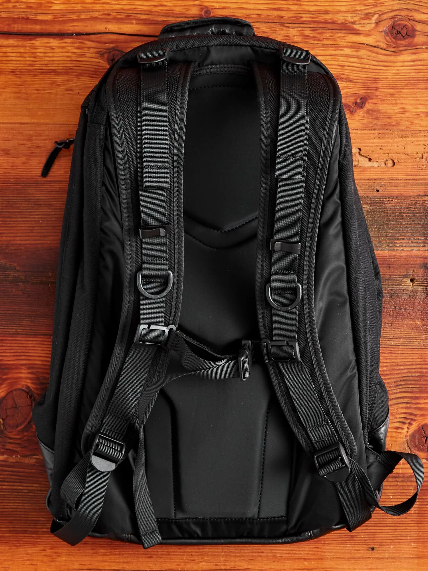 Cordura 22L Backpack in Black Lambskin