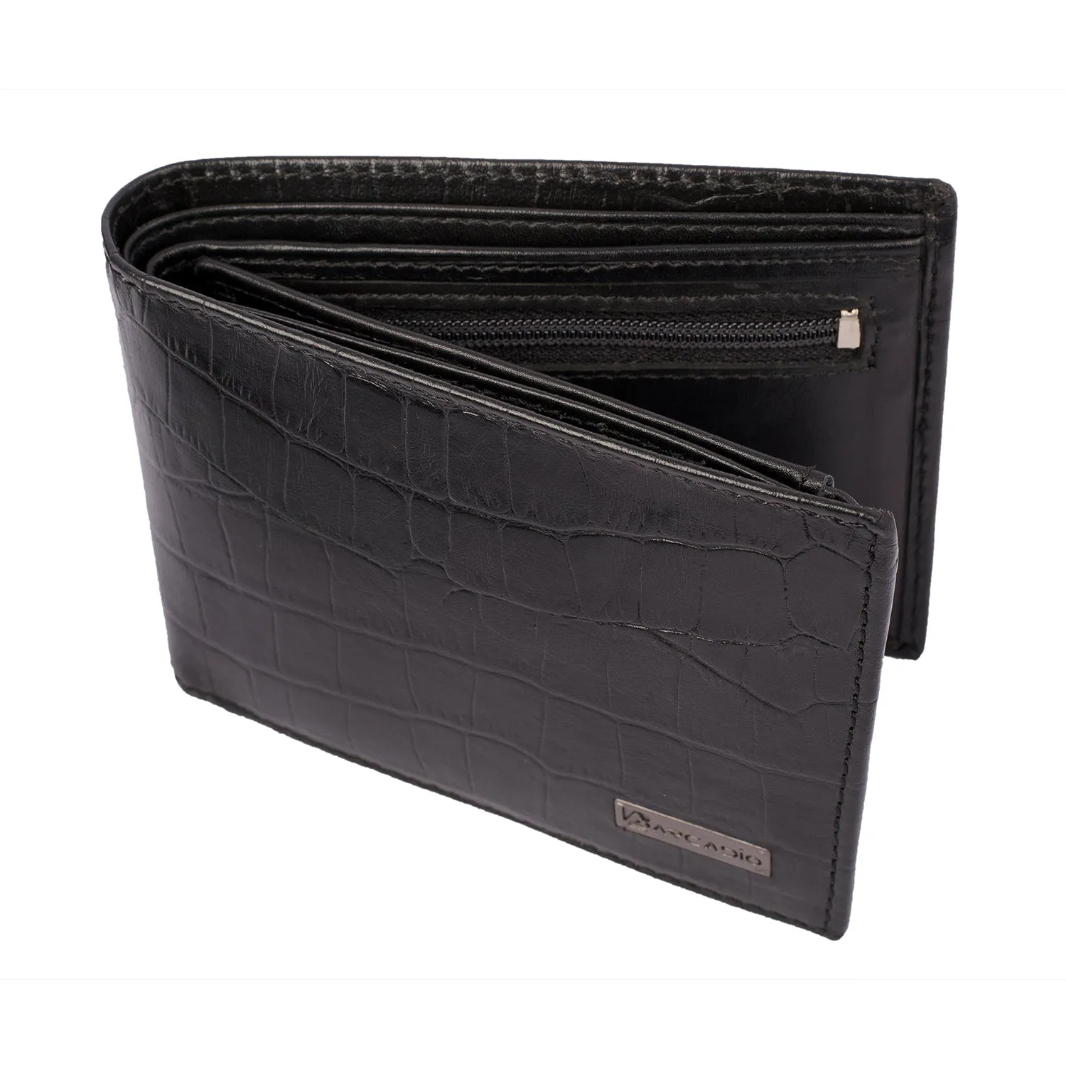 CROCK ‘N’ ROLL Leather Wallet ARW1003BK