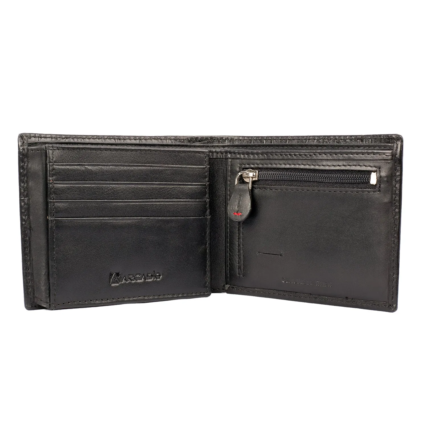 CROCK ‘N’ ROLL Leather Wallet ARW1003BK