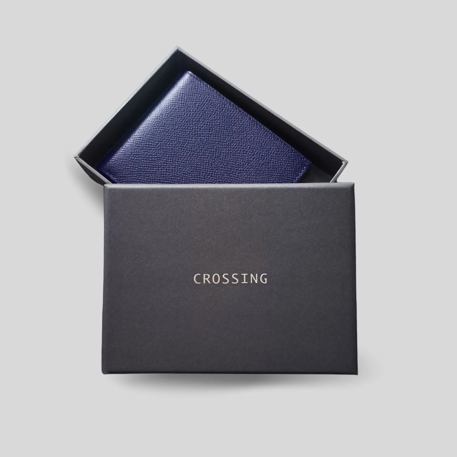 Crossing Infinite Short Leather Wallet With Coin Pouch RFID