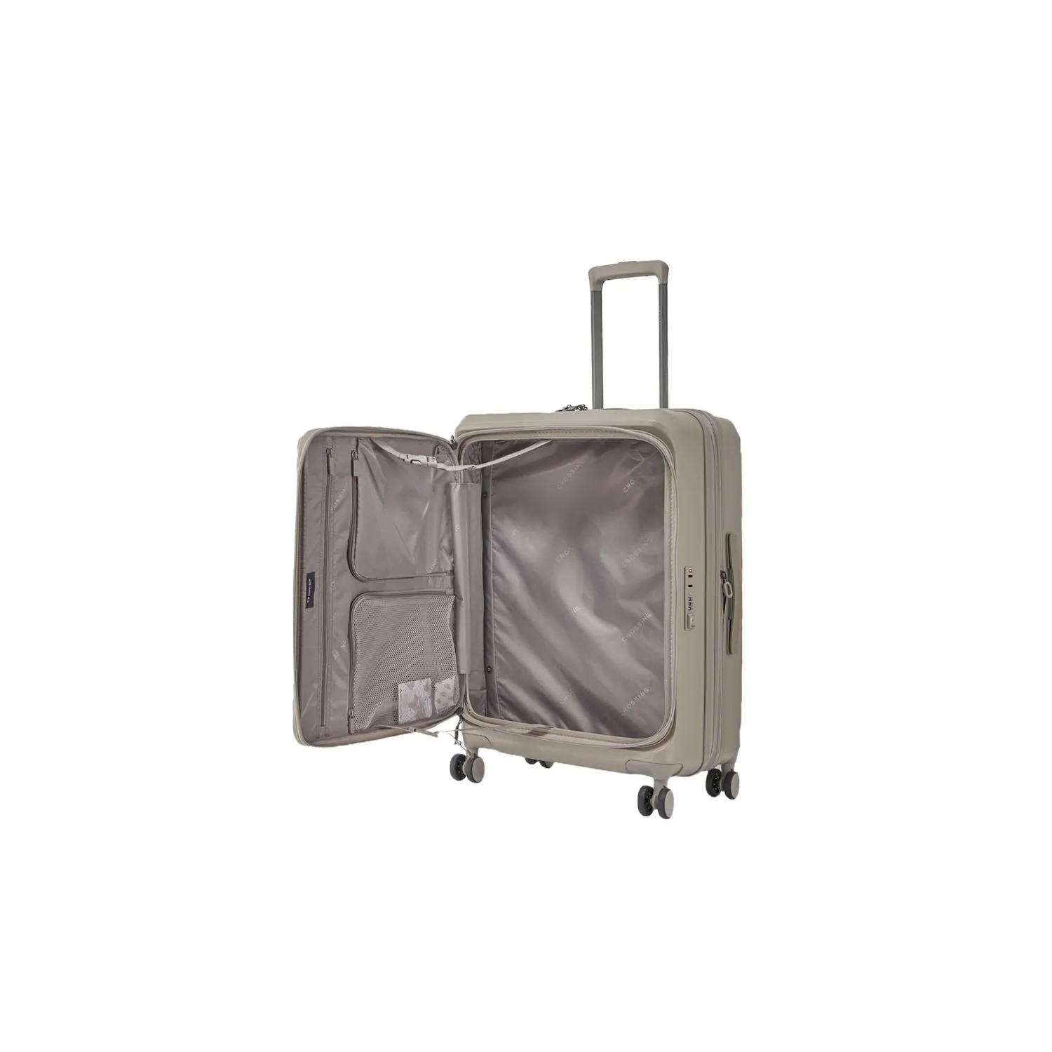 CROSSING INVI 28" Large Expandable Luggage With Front Access Opening