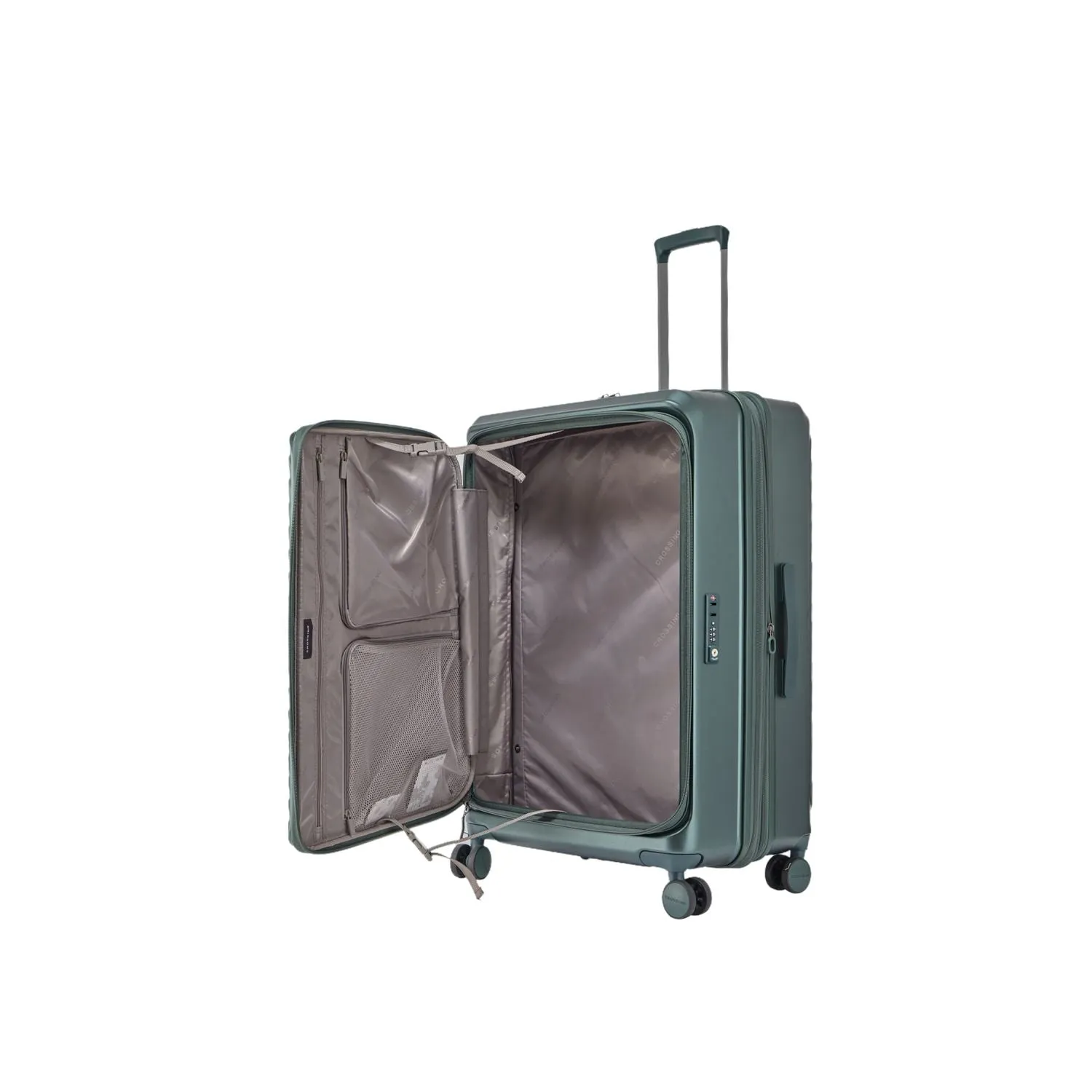 CROSSING INVI 28" Large Expandable Luggage With Front Access Opening