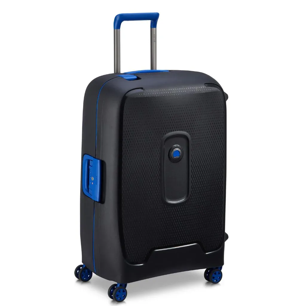 Delsey Moncey 3 PC Hardsided Luggage Set - Black/Blue