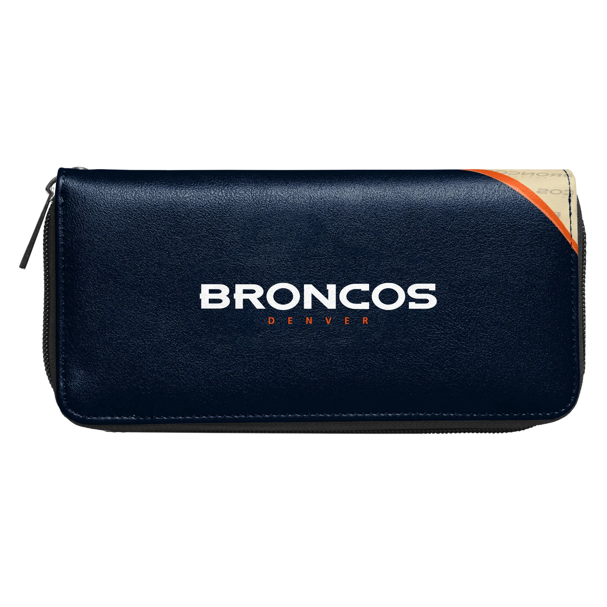 Denver Broncos Curve Zip Organizer Wallet