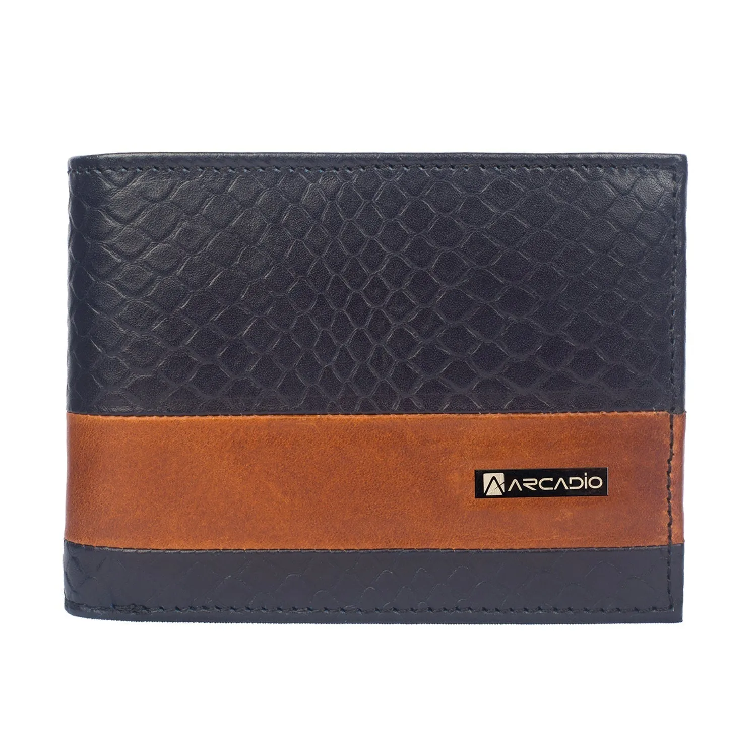 DOUBLE IMPACT Dual Toned Leather Wallet ARW1005NY