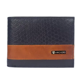 DOUBLE IMPACT Dual Toned Leather Wallet ARW1005NY