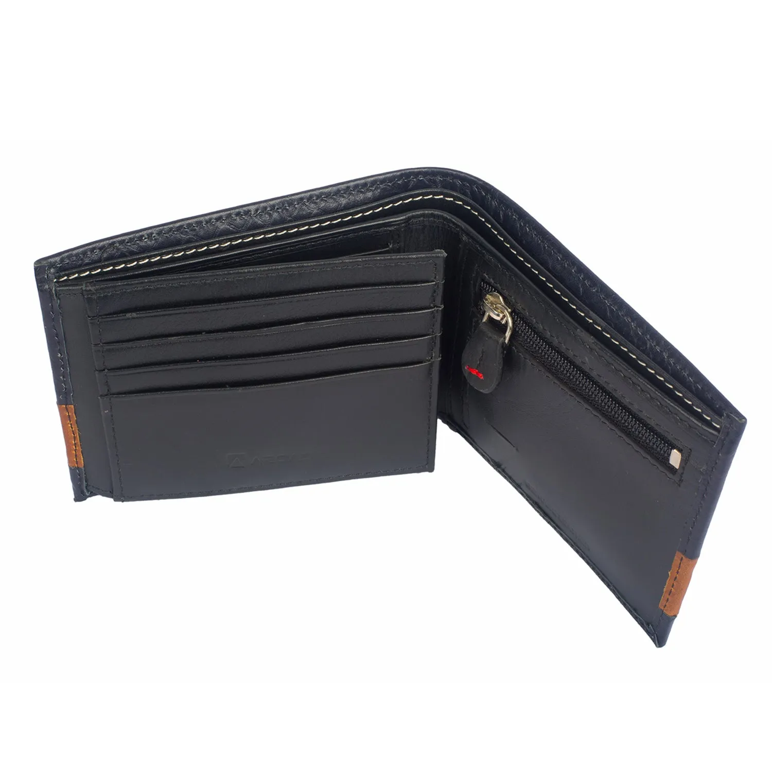 DOUBLE IMPACT Dual Toned Leather Wallet ARW1005NY