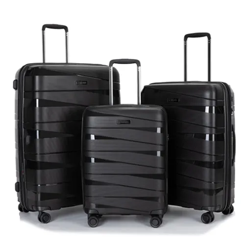 Eagle Spiral ABS Hard Shell Cabin Suitcase TSA Lock Travel Carry On Hand Luggage with 4 Spinner Wheels - 20 Inch