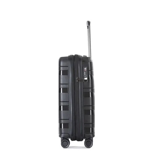 Eagle Spiral ABS Hard Shell Cabin Suitcase TSA Lock Travel Carry On Hand Luggage with 4 Spinner Wheels - 20 Inch