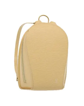 Epi Leather Backpack with Minimalist Design