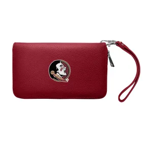 Florida State University Zip Organizer Wallet Pebble