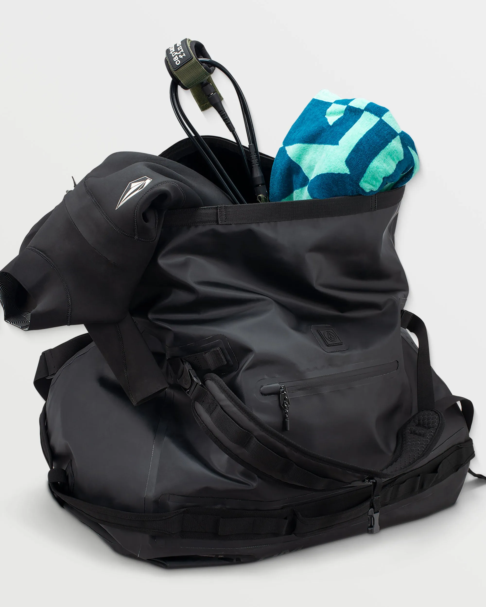 Frequency Roll-Top Duffel - Black