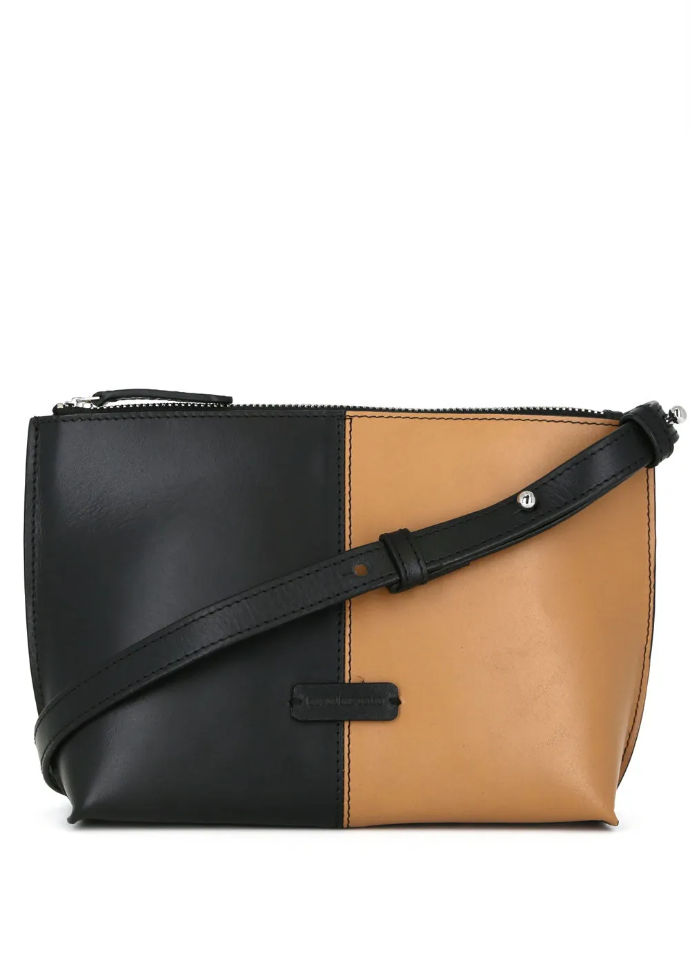 Fusion Colourblock Clutch Black