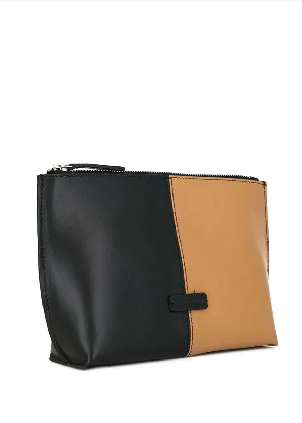 Fusion Colourblock Clutch Black