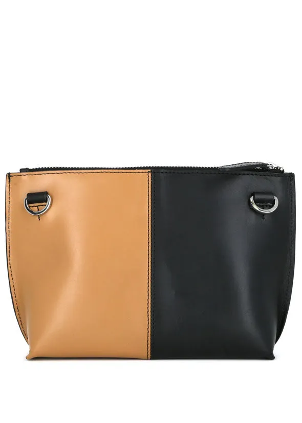 Fusion Colourblock Clutch Black