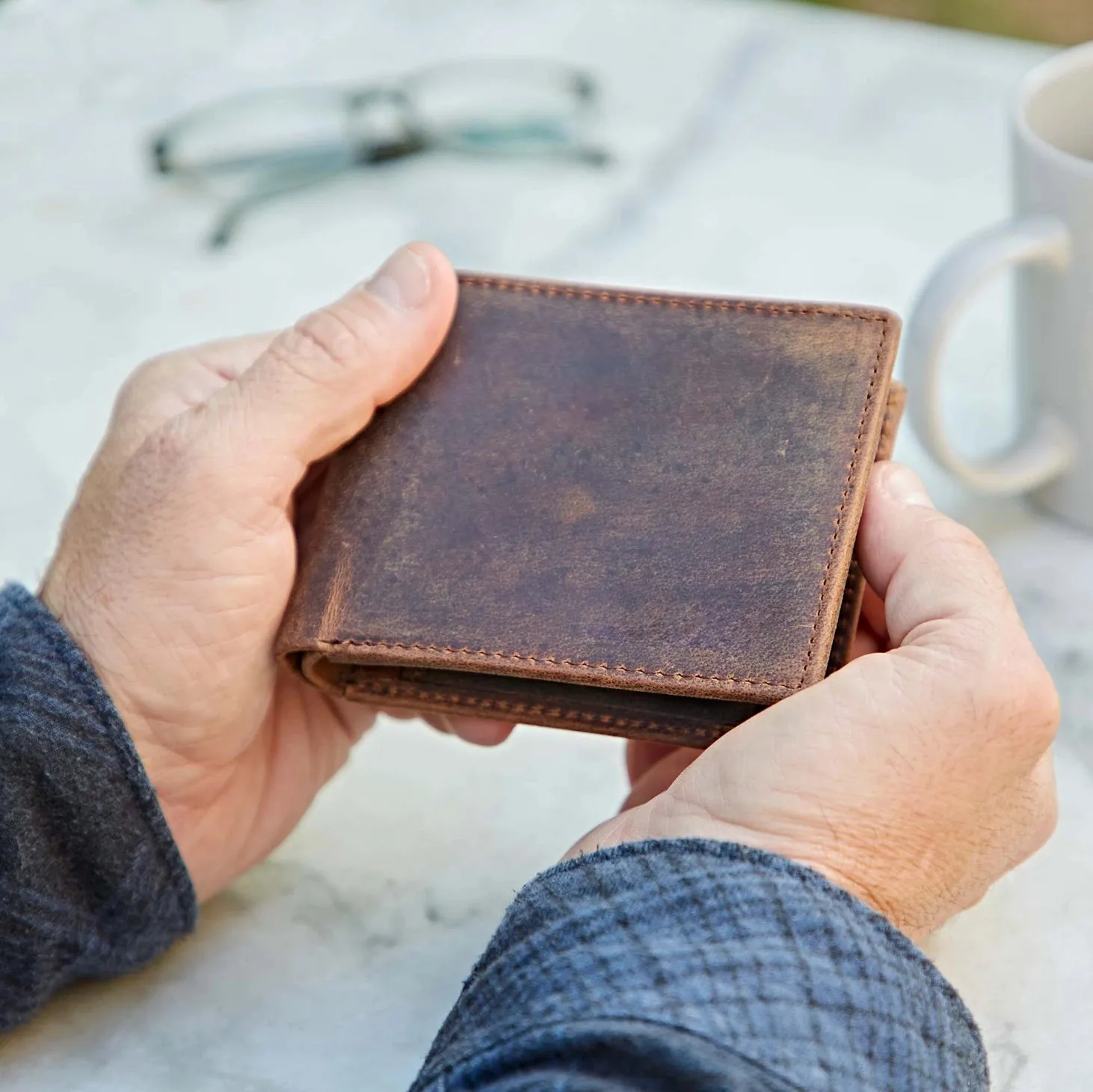 Handmade Buffalo Leather Wallets