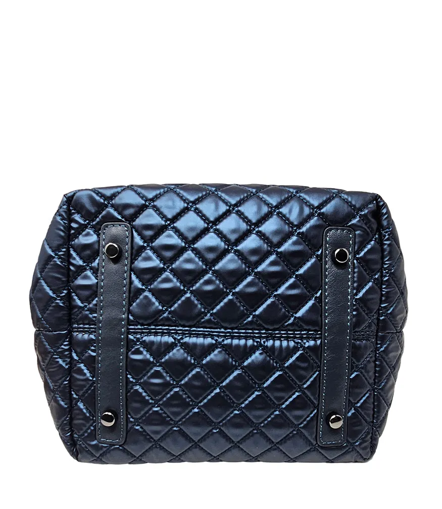 Jade Midnight Small Quilted Tote