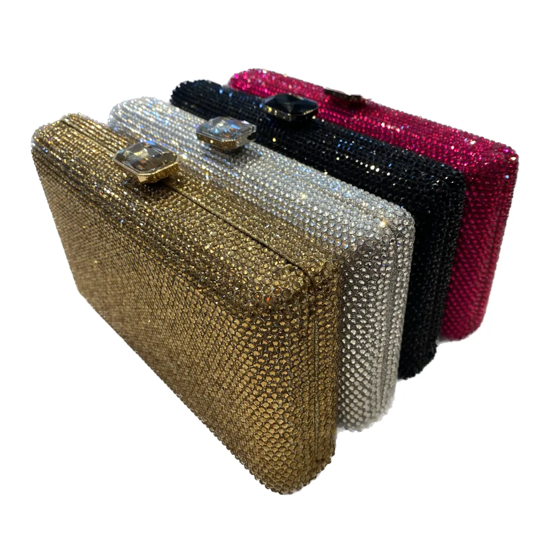 Jewelled Box Bag - Diamante