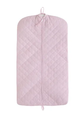 Light Pink Quilted Garment Bag