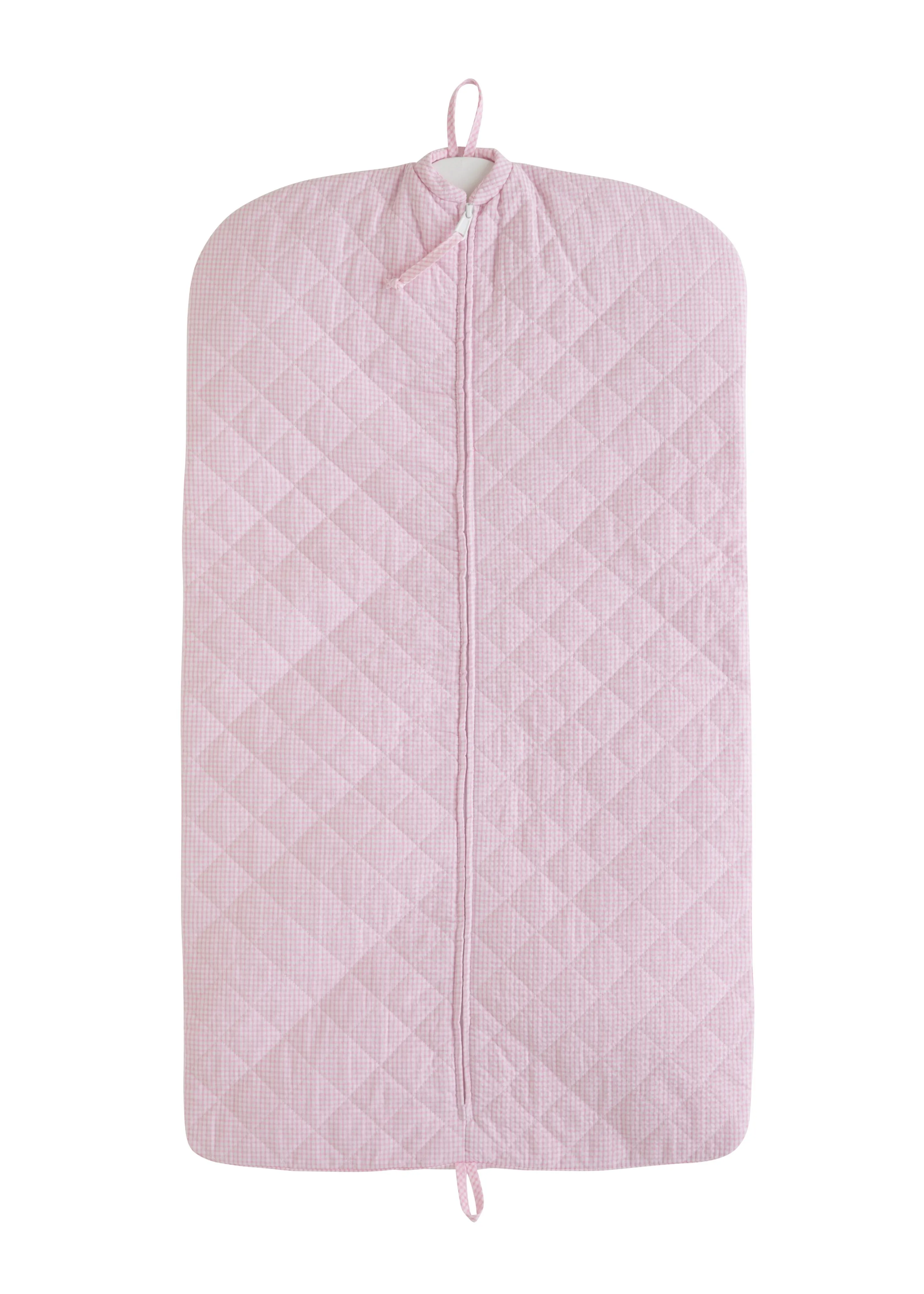 Light Pink Quilted Garment Bag