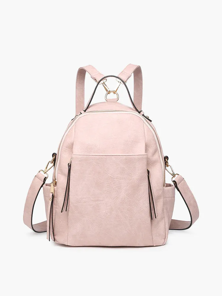 Lilia Convertible Backpack (Ash Rose)