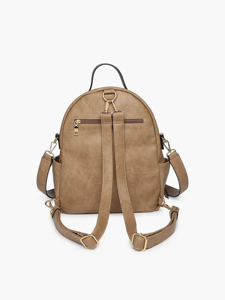 Lilia Convertible Backpack (Ash Rose)