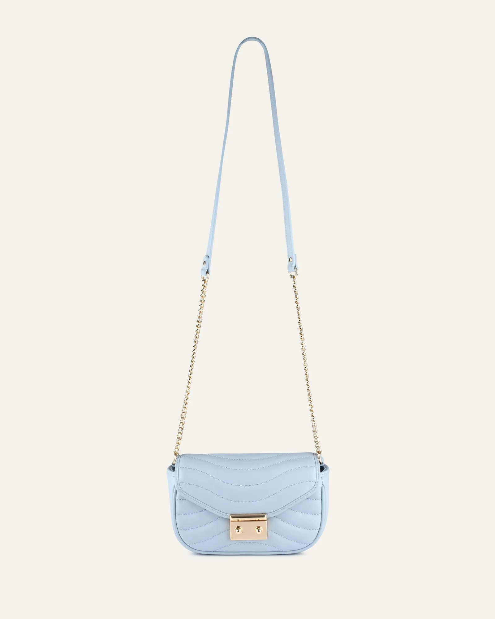 MAYA CROSS BODY SKY BLUE LEATHER