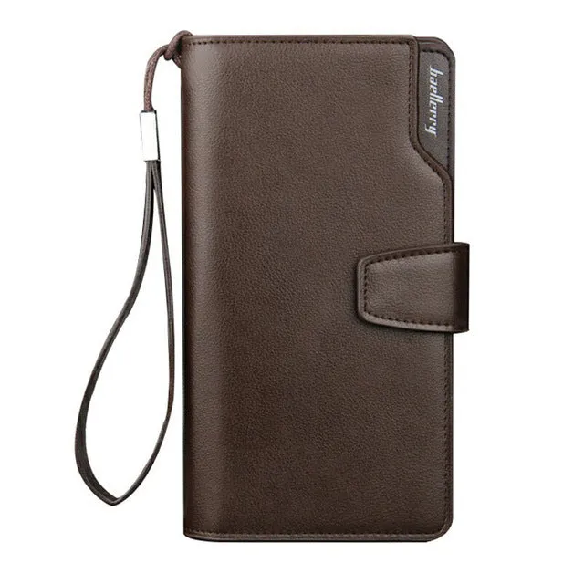 Men's Long Zipper Wallet Clutch