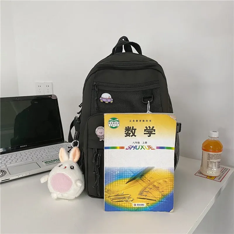 Multi Pockets Large Capacity Nylon Backpacks