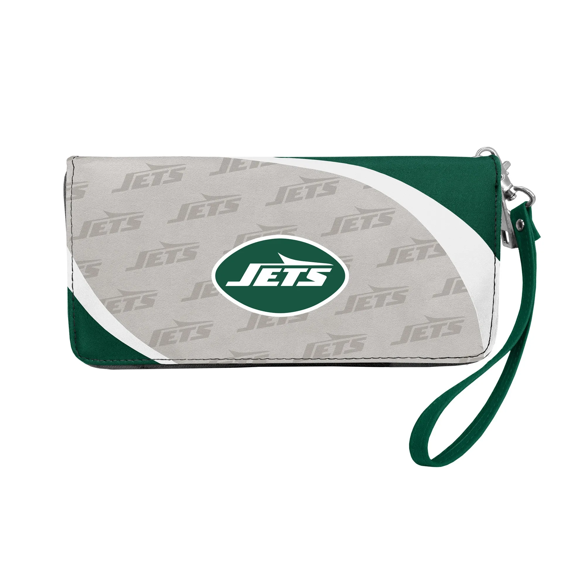 New York Jets Curve Zip Organizer Wallet