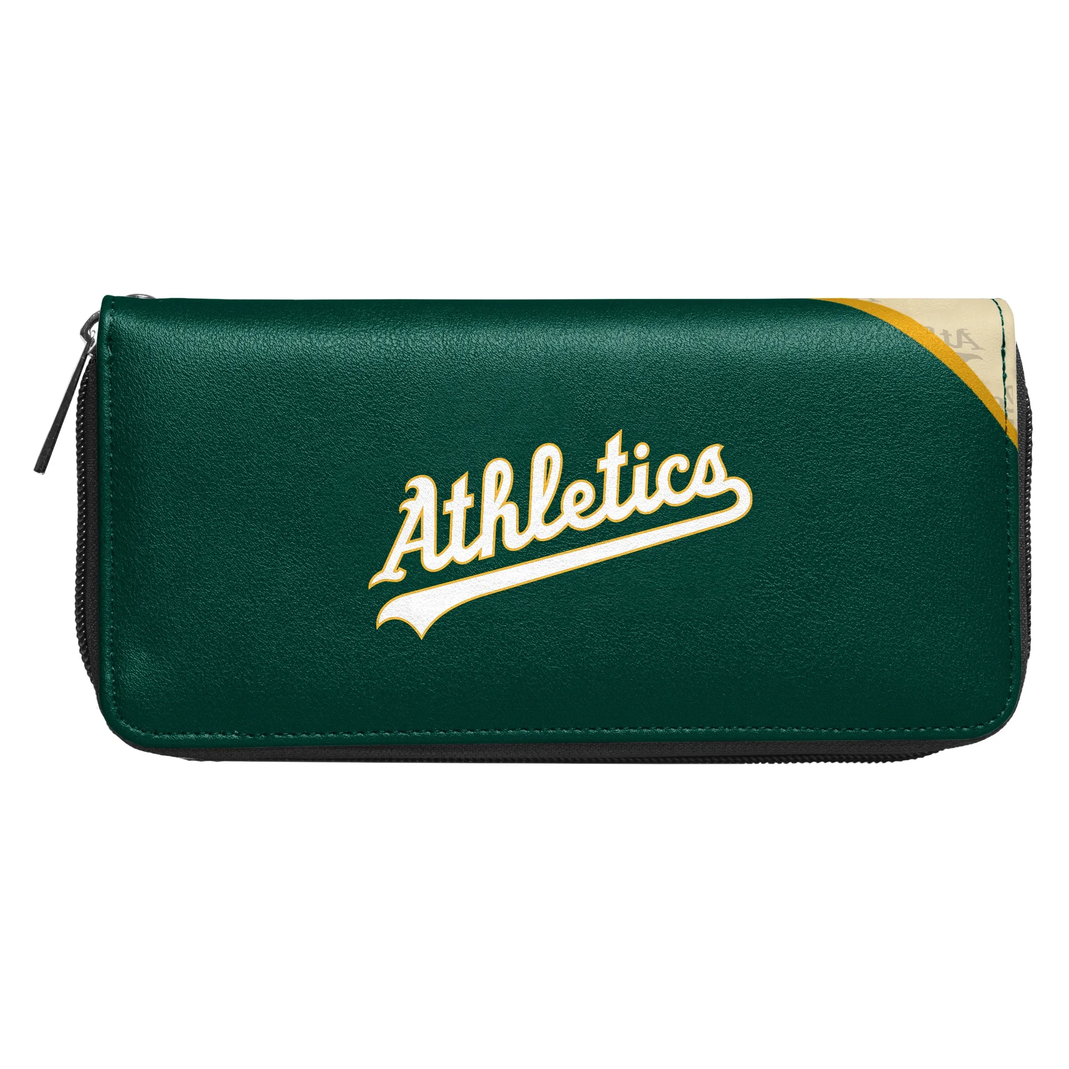 Oakland Athletics Curve Zip Organizer Wallet