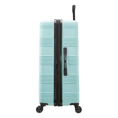 Open Box - American Tourister  Checkered Hardside Spinner Suitcase - Mint Green