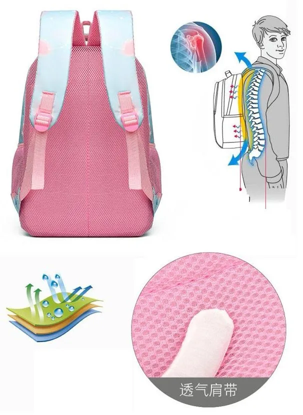 Pink School Bag For Kids 4227