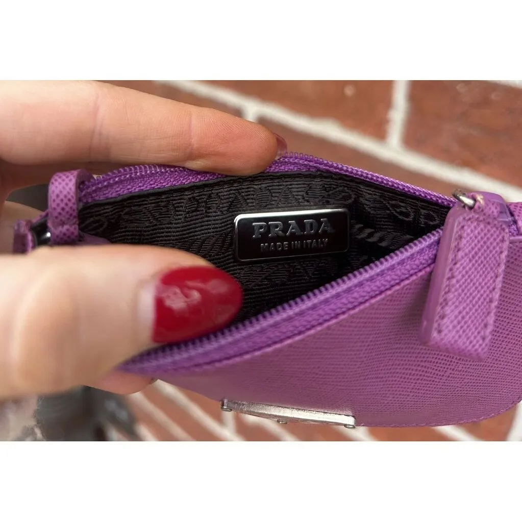 Prada Saffiano Key Pouch