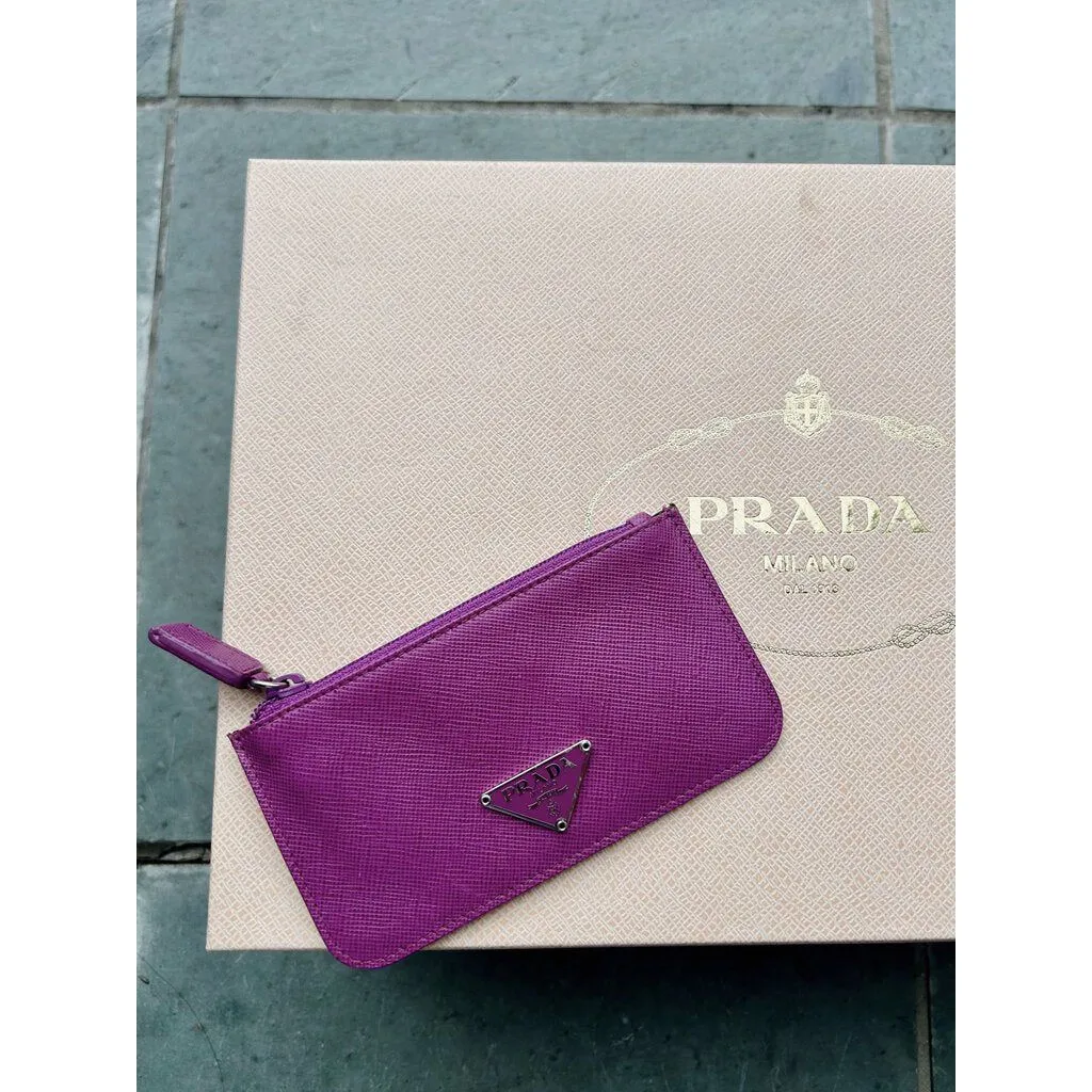 Prada Saffiano Key Pouch