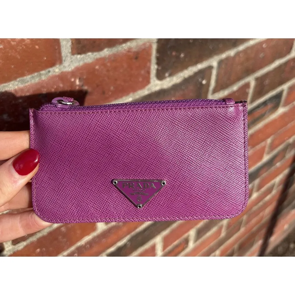 Prada Saffiano Key Pouch