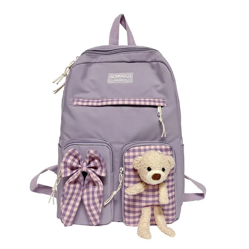 Purple Girls University Bag 3k12K