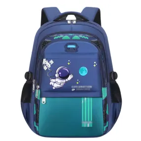 QUNYOU -  Cartoon Astronaut Student Backpack Oxford Primary