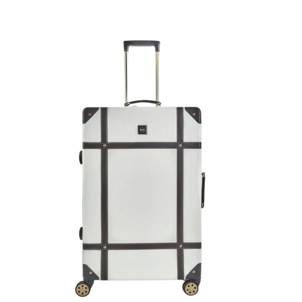 Rock Vintage 78cm Large Hardsided Luggage - Cream